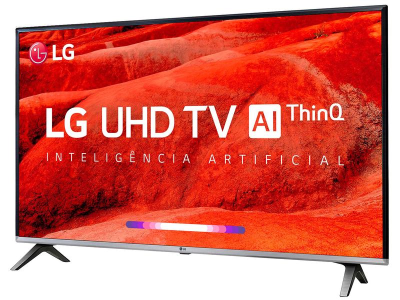 Smart TV 4K LED 55” LG 55UM7520PSB Wi-Fi HDR - Inteligência